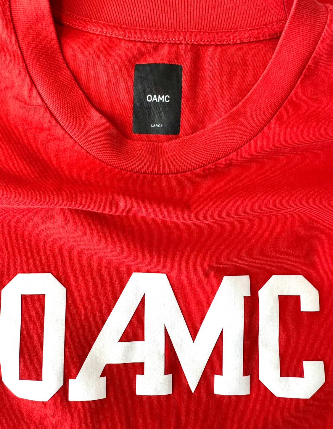 OAMC 오에이엠씨 로고 반팔 티셔츠 L 상품이미지3