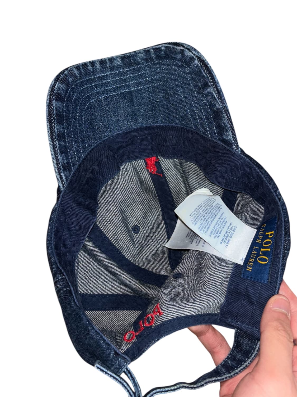 폴로 랄프로렌 데님 워싱 볼캡 상품이미지7