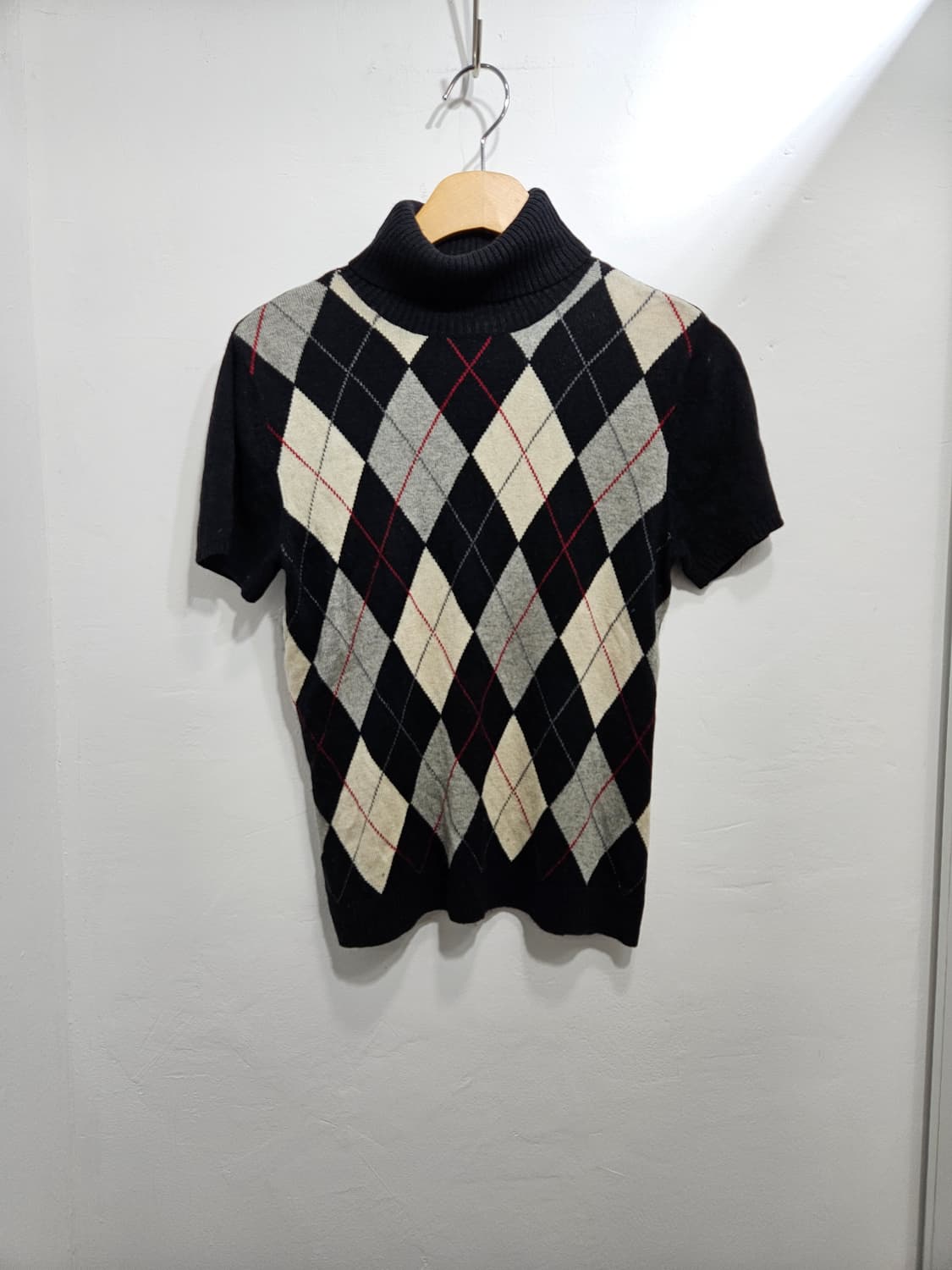 미국 브랜드 탈보츠(talbots) 실크 캐시미어 아가타무늬 반팔 상품이미지1