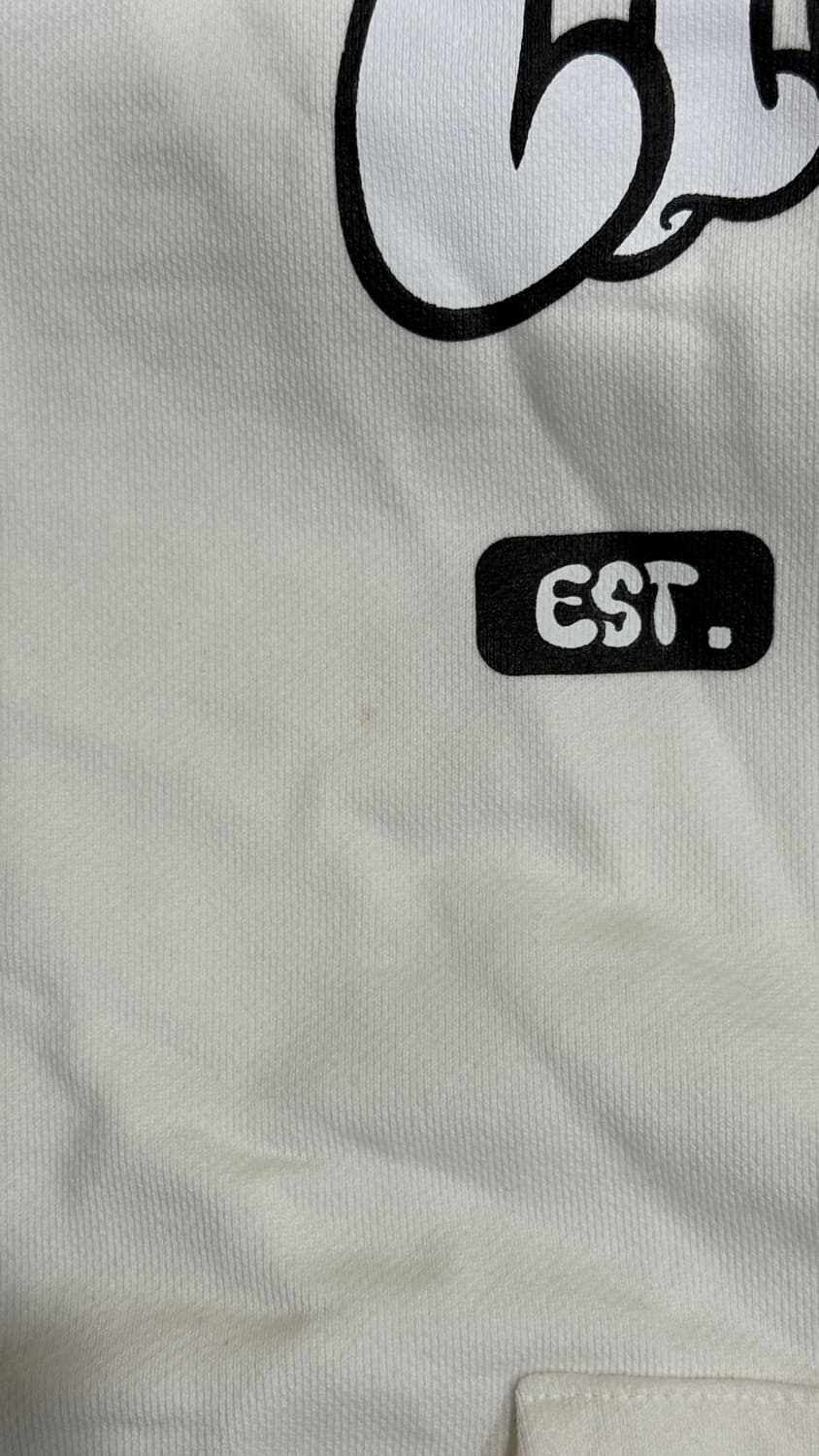 창모 Libilly 흰색/네이비 후드티 XXL 상품이미지4