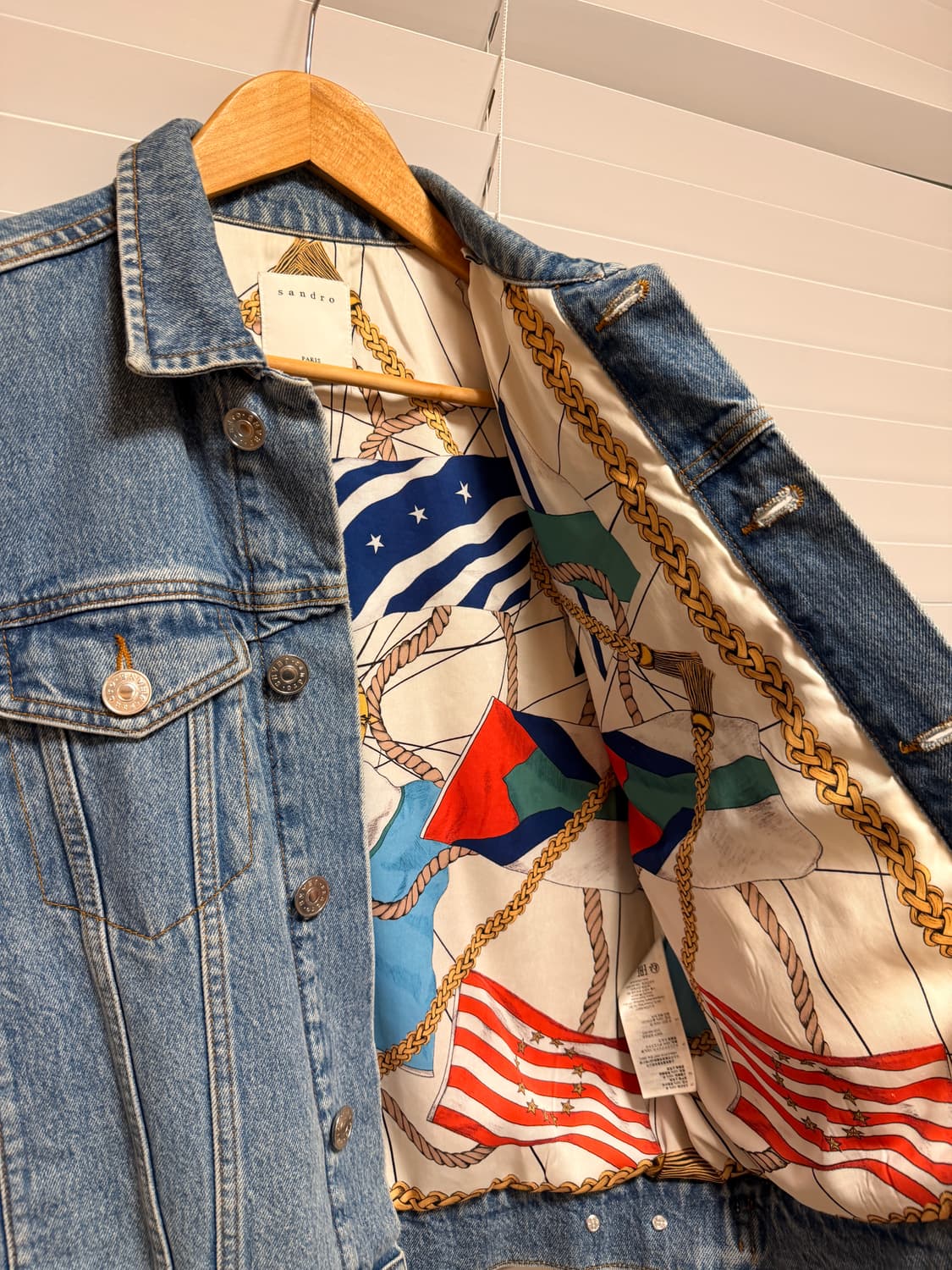 sandro 산드로 데님 자켓 상품이미지6