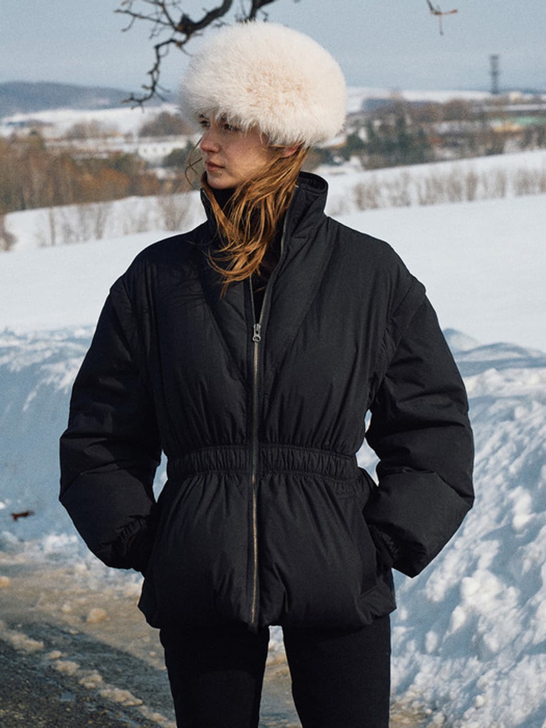 안젤로비안코 마레 구스다운 패딩 (조끼절개) 상품이미지2