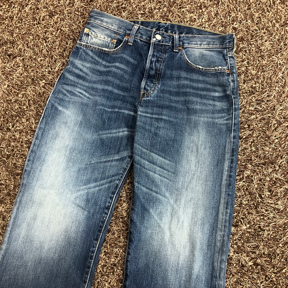 리바이스 501 워싱 데님 팬츠 상품이미지3