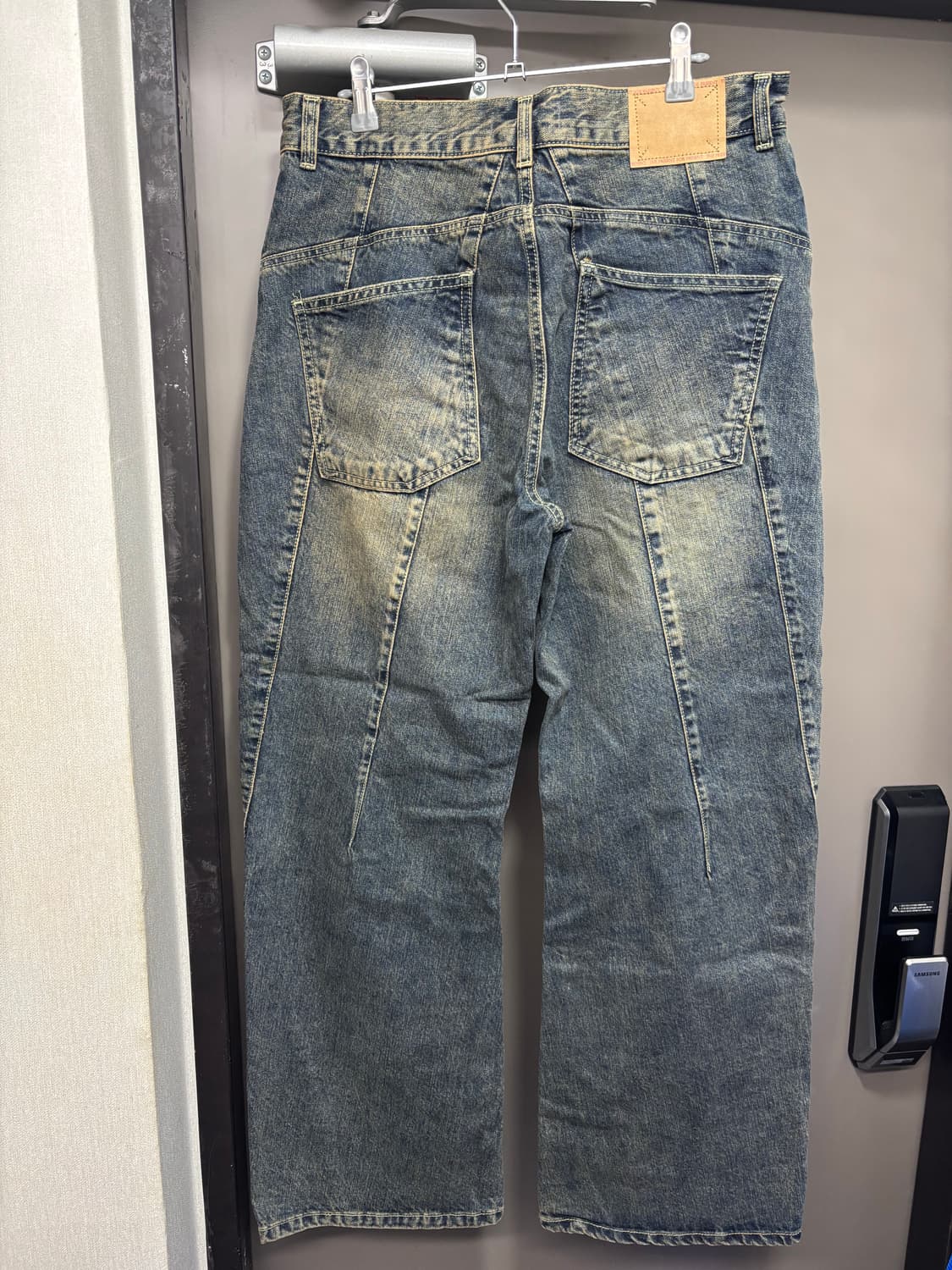 엘무드 아메리칸 엔지니어 와이드 데님 더트블루 상품이미지5