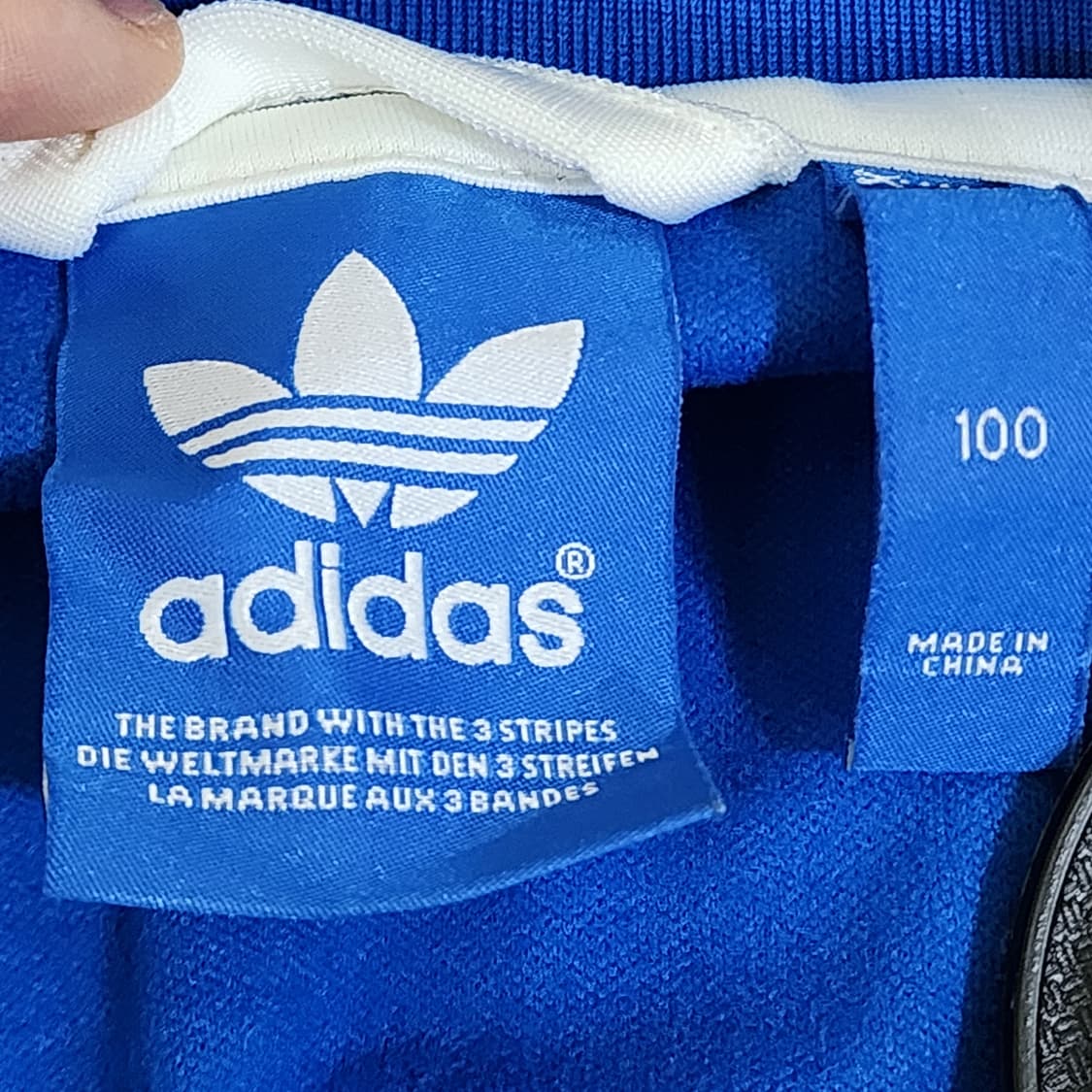 [100] adidas Originals 블루 트랙탑 져지 상품이미지4