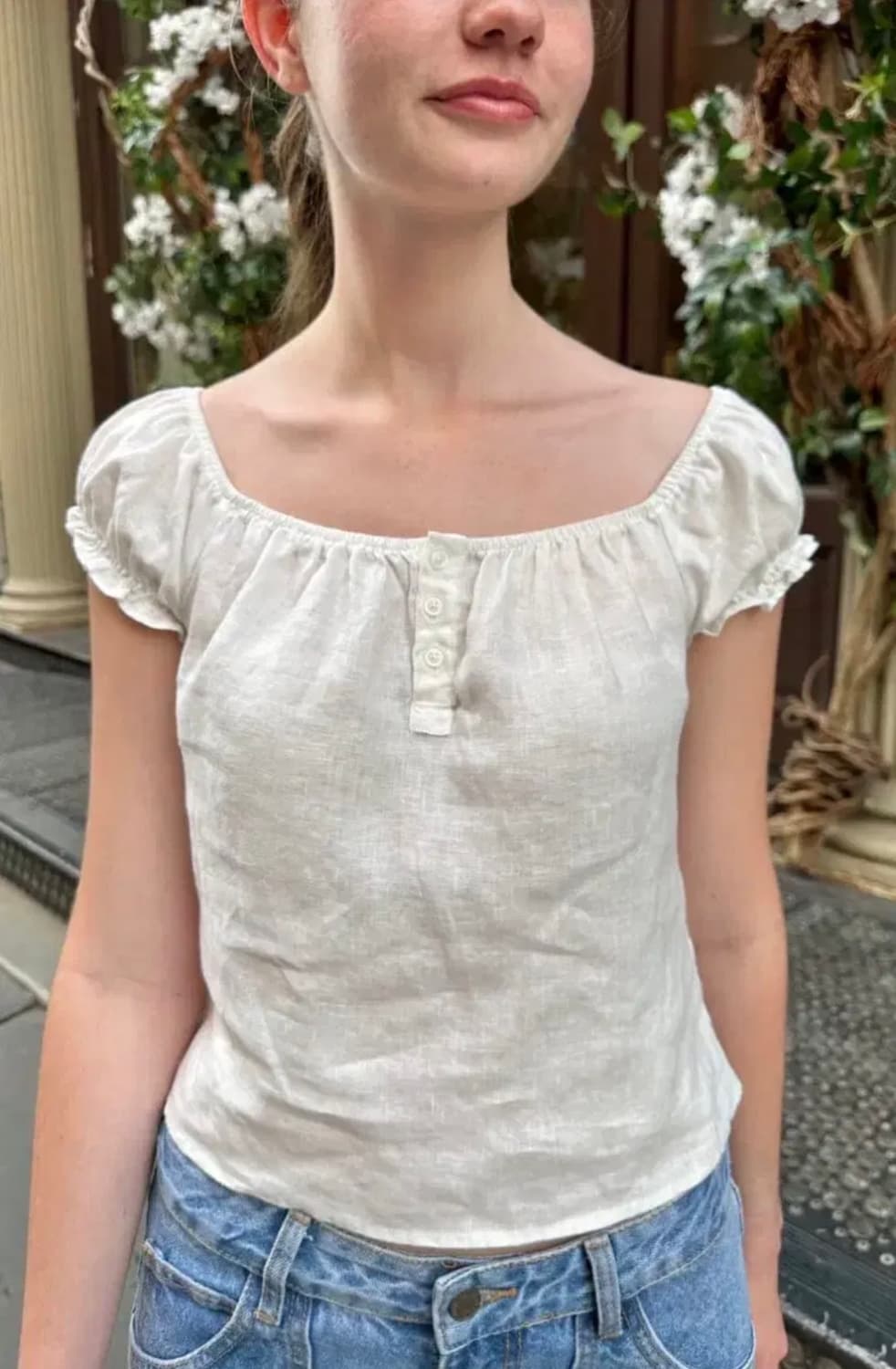 브랜디멜빌 클래어리스 탑 블라우스 상품이미지1