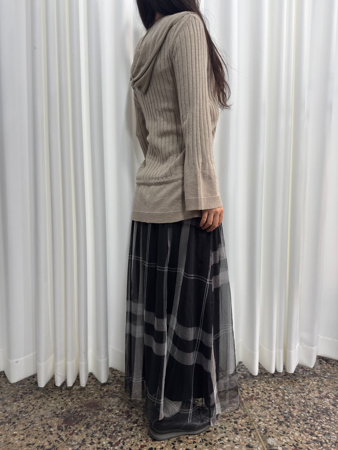 check sha skirt 상품이미지5