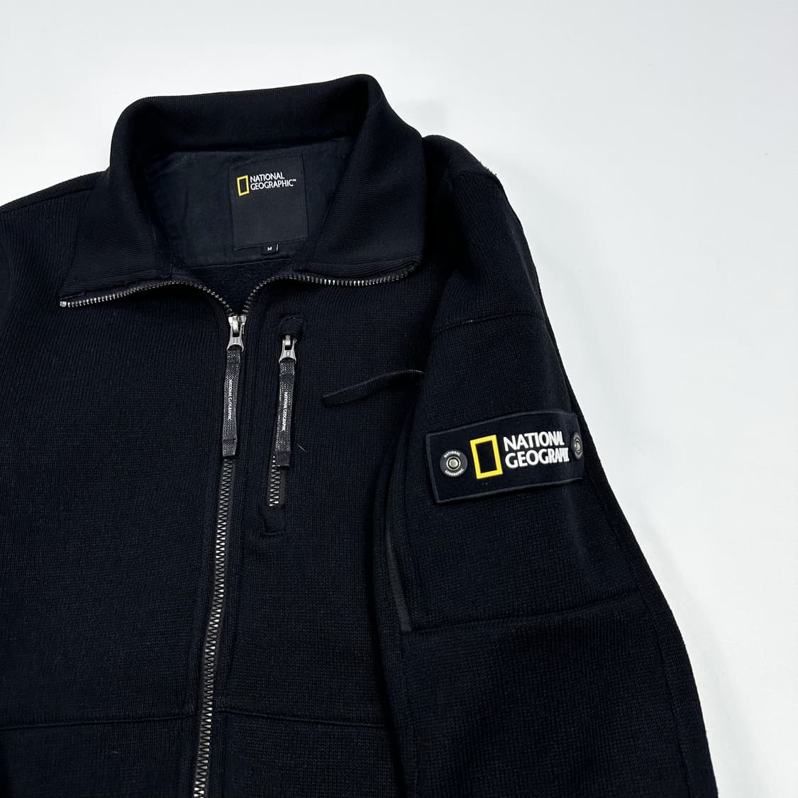 내셔널지오그래픽 와펜 블랙 후리스 자켓 (M 여성추천) 상품이미지4