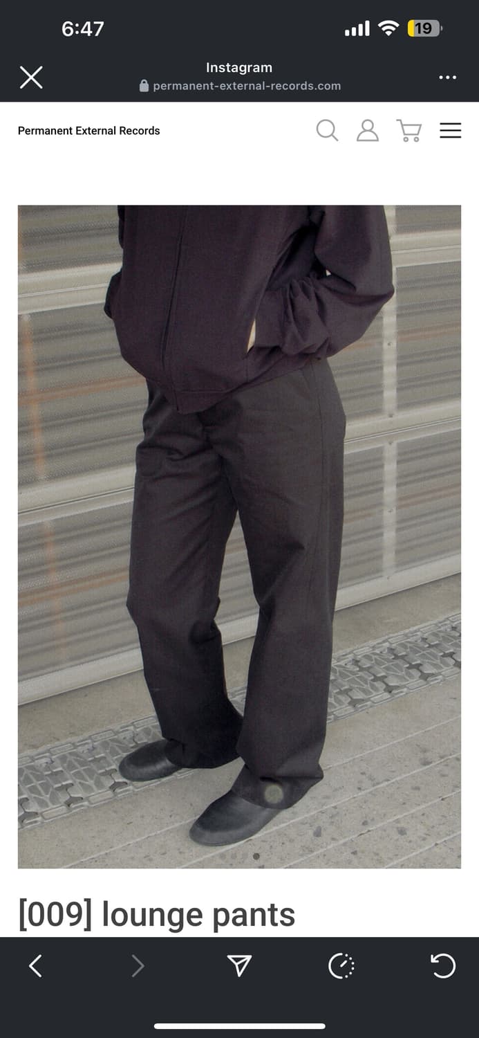 Mudule 라운지팬츠 ( black 1 size ) 상품이미지1