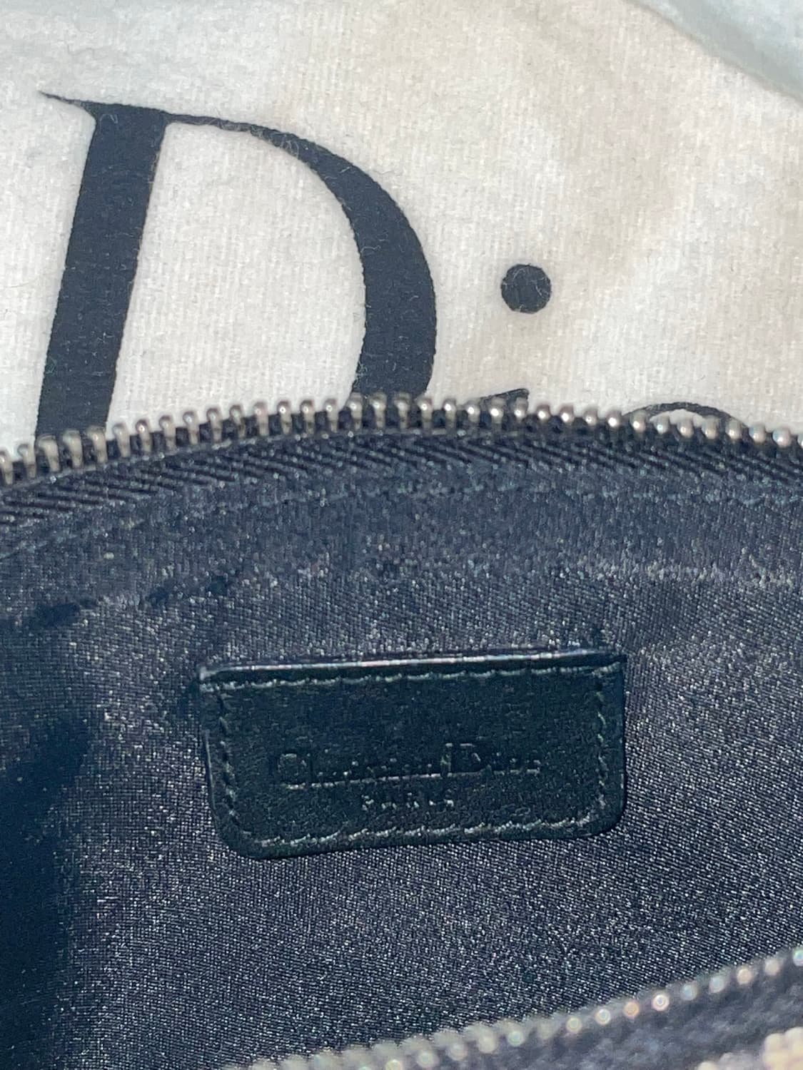 빈티지 디올 새들 파우치백 상품이미지6