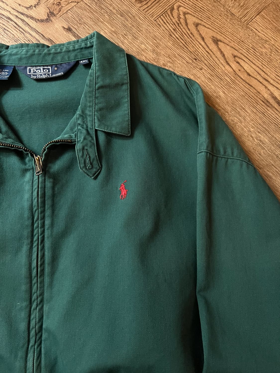 [2XL]폴로 랄프로렌 빈티지 그린 오버핏 베이포트 자켓 상품이미지3