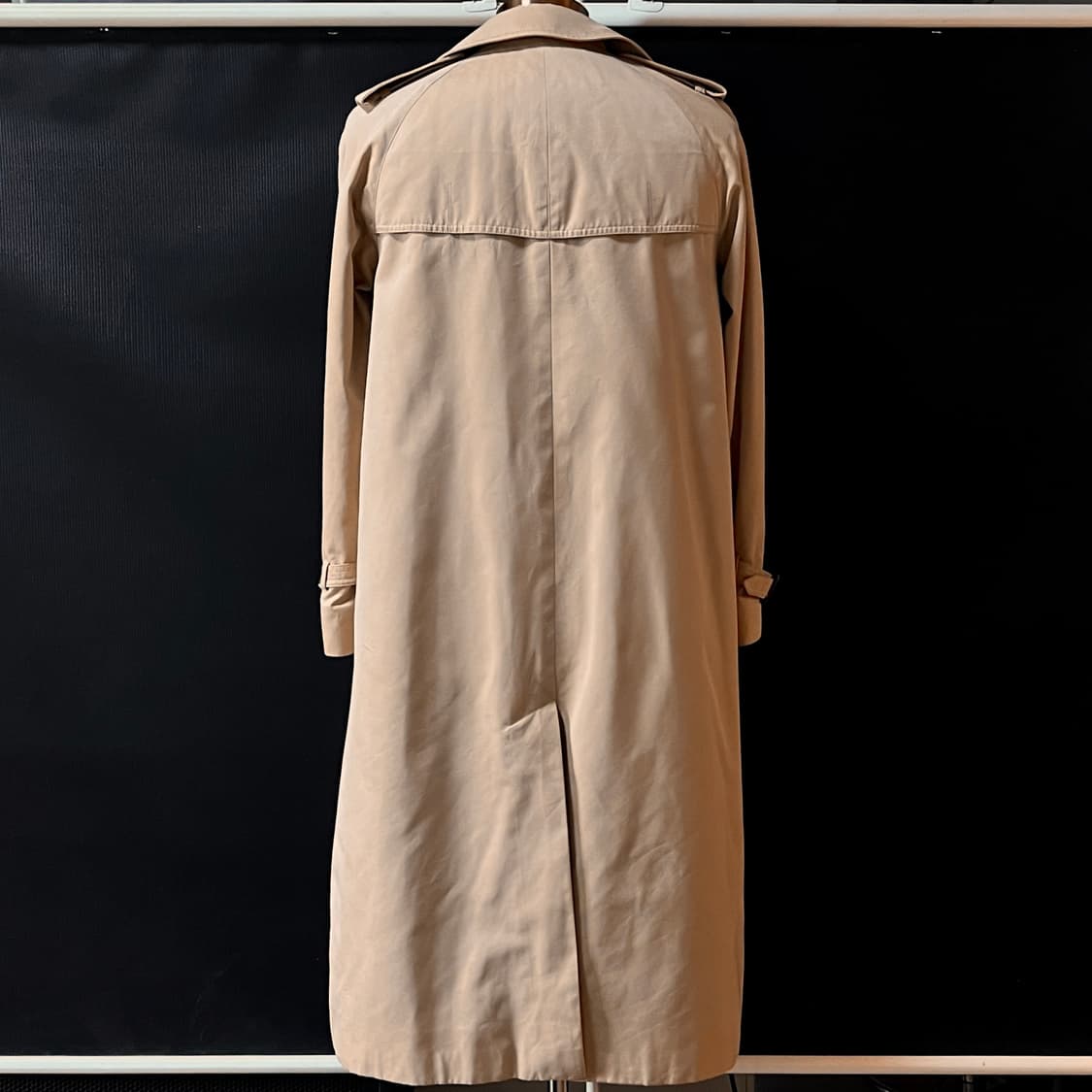80s 아쿠아스큐텀 Aqua5 트랜치 코트 Made in England  상품이미지5