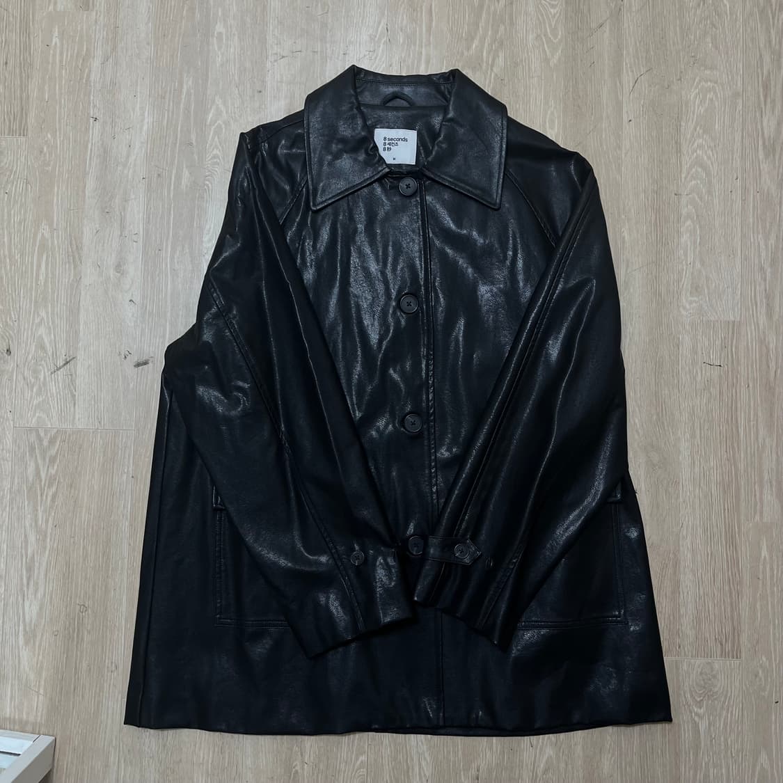 에잇세컨즈 여성 레더 싱글 가죽자켓 M(90) 상품이미지1
