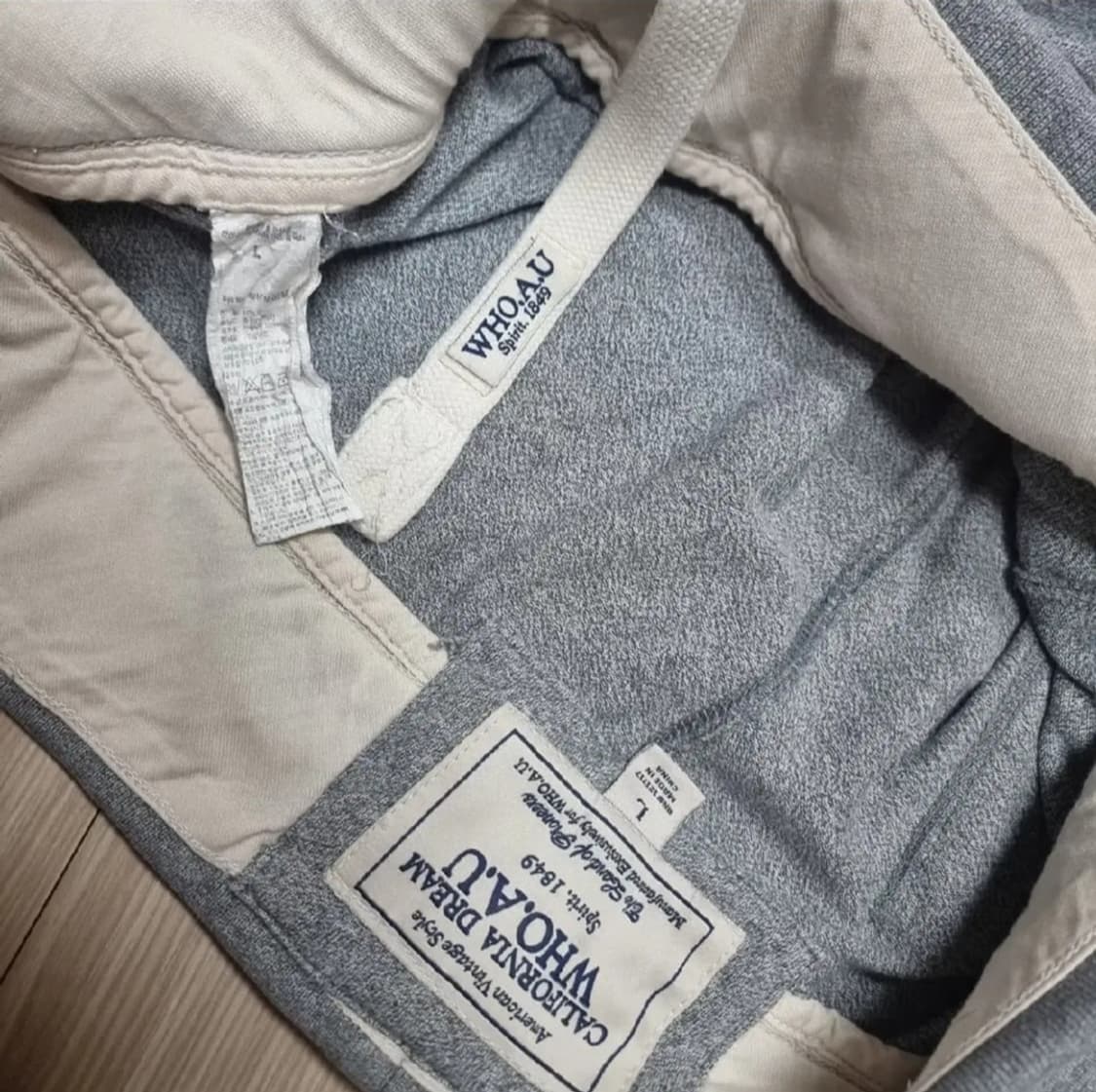 후아휴 스웻 팬츠(실측) 상품이미지4