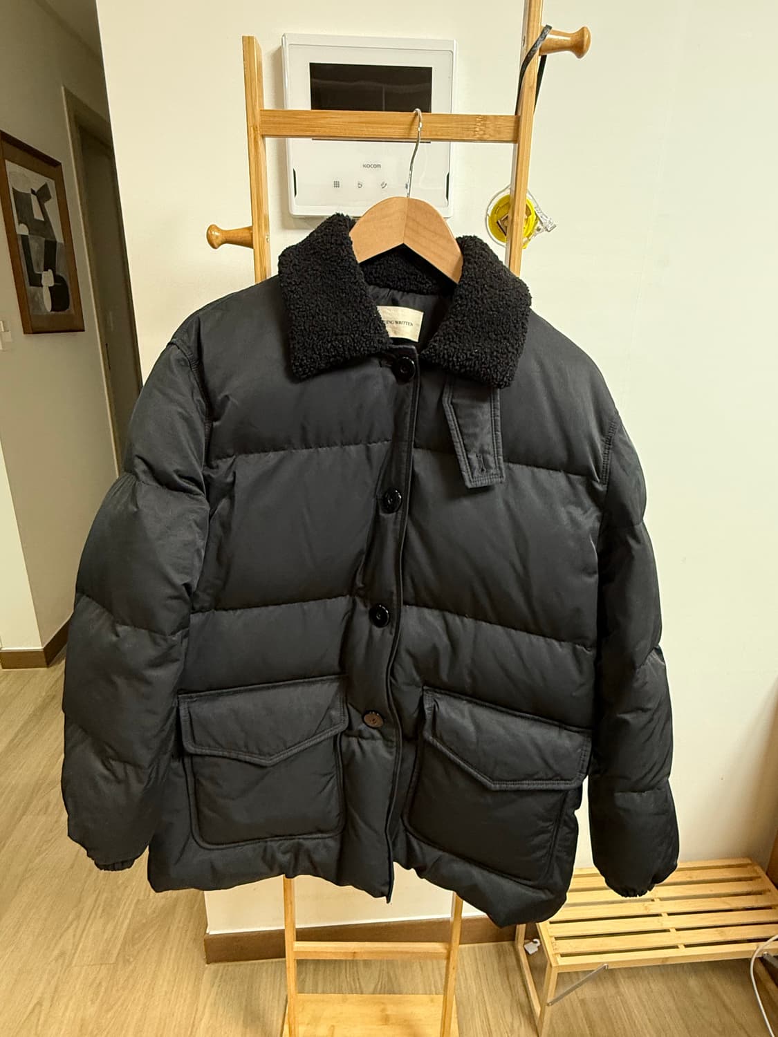 낫띵리튼 패딩코트 Botti down half jacket (Black) 상품이미지5