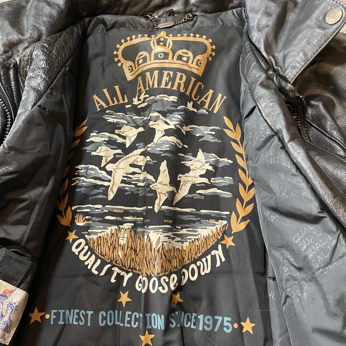 올아메리칸 레더 사파리 다운자켓 상품이미지6
