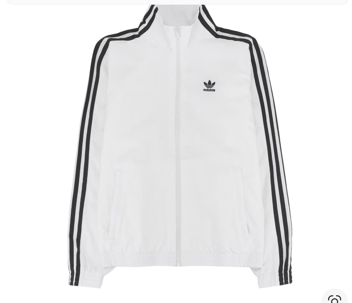 아디다스 오리지널스 우븐 트랙탑 화이트 L 사이즈 상품이미지1