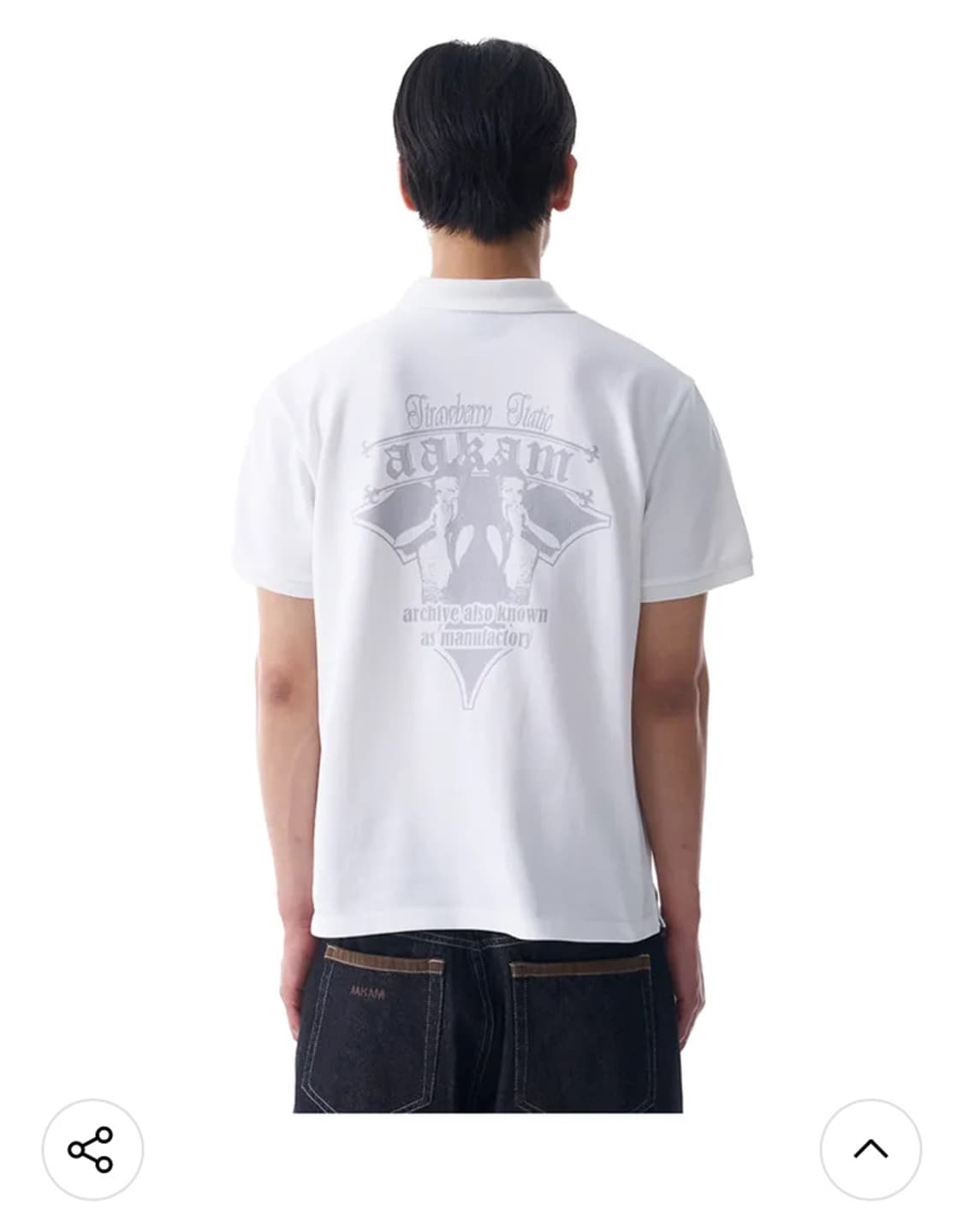 아캄 AAKAM Crack Printed PK T-Shirts 상품이미지2