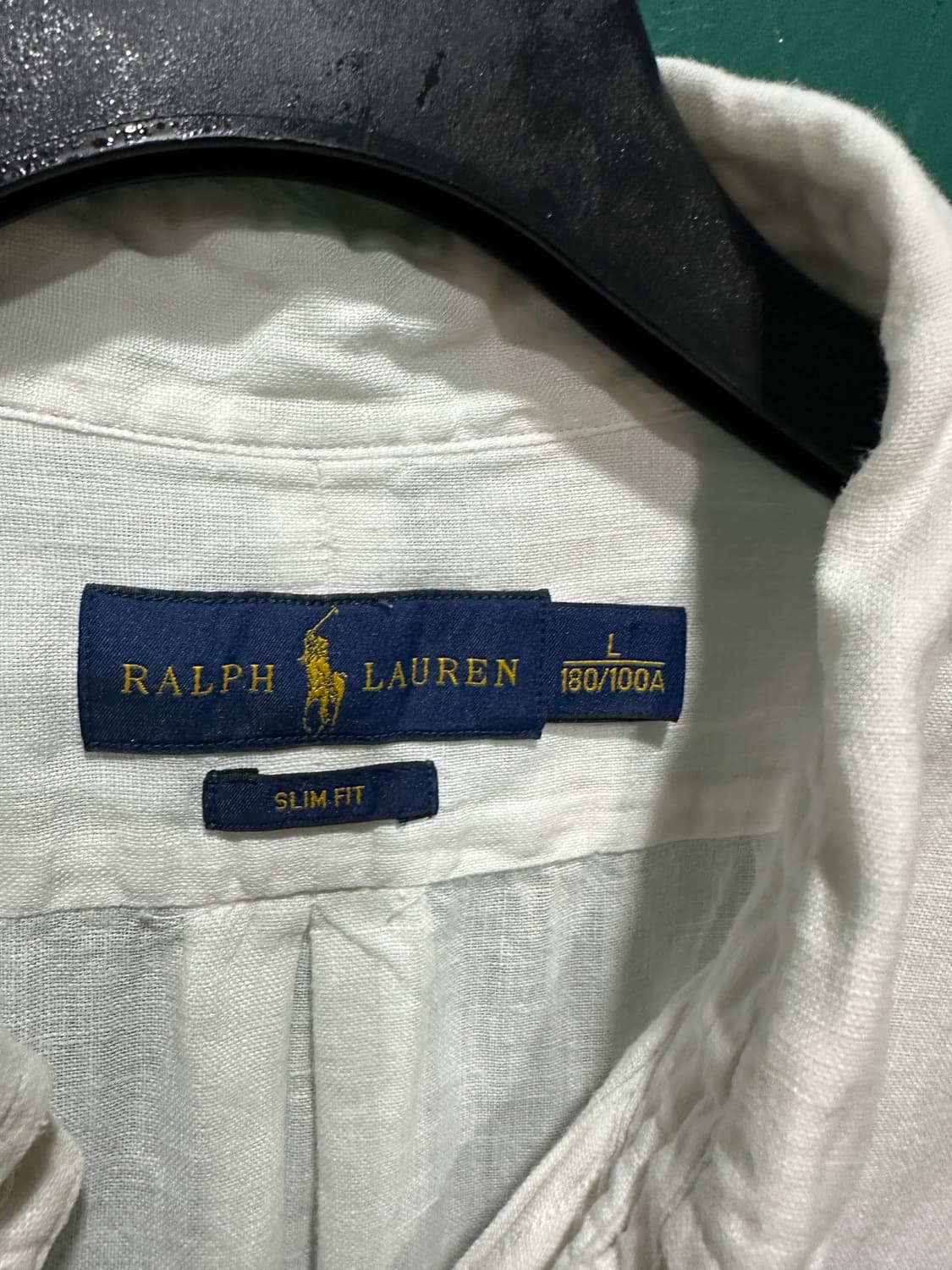 폴로 린넨 셔츠 화이트 L 상품이미지4