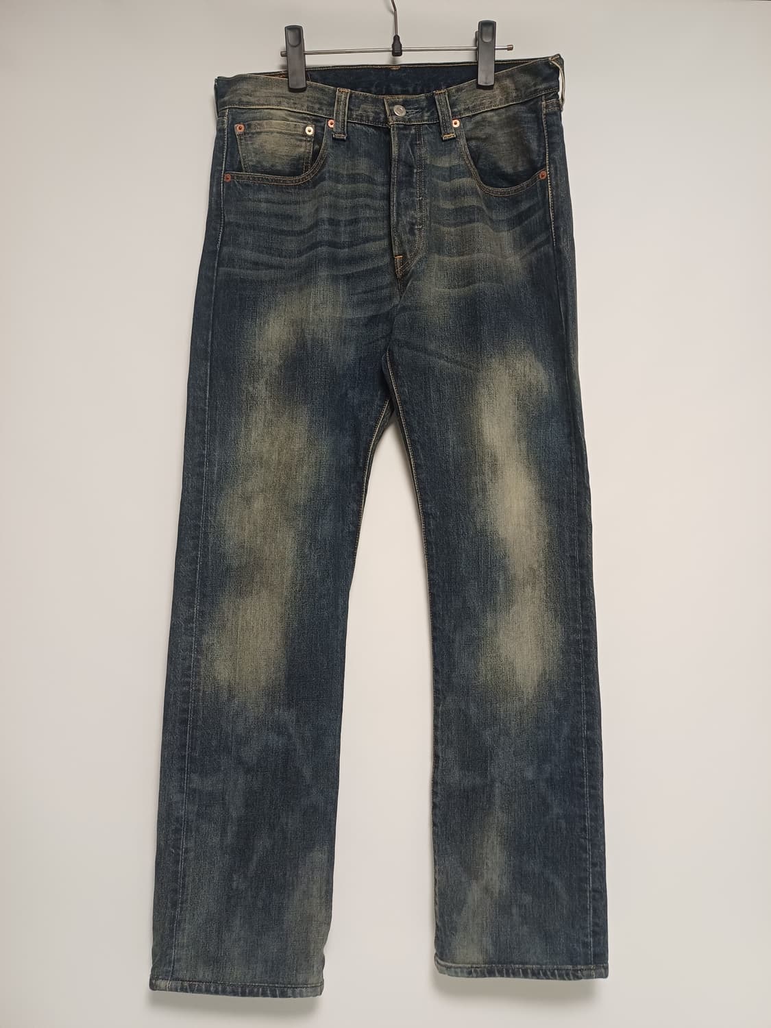 [W32/L34] 리바이스 501 '모던 빈티지' 틴 워싱 데님 상품이미지1