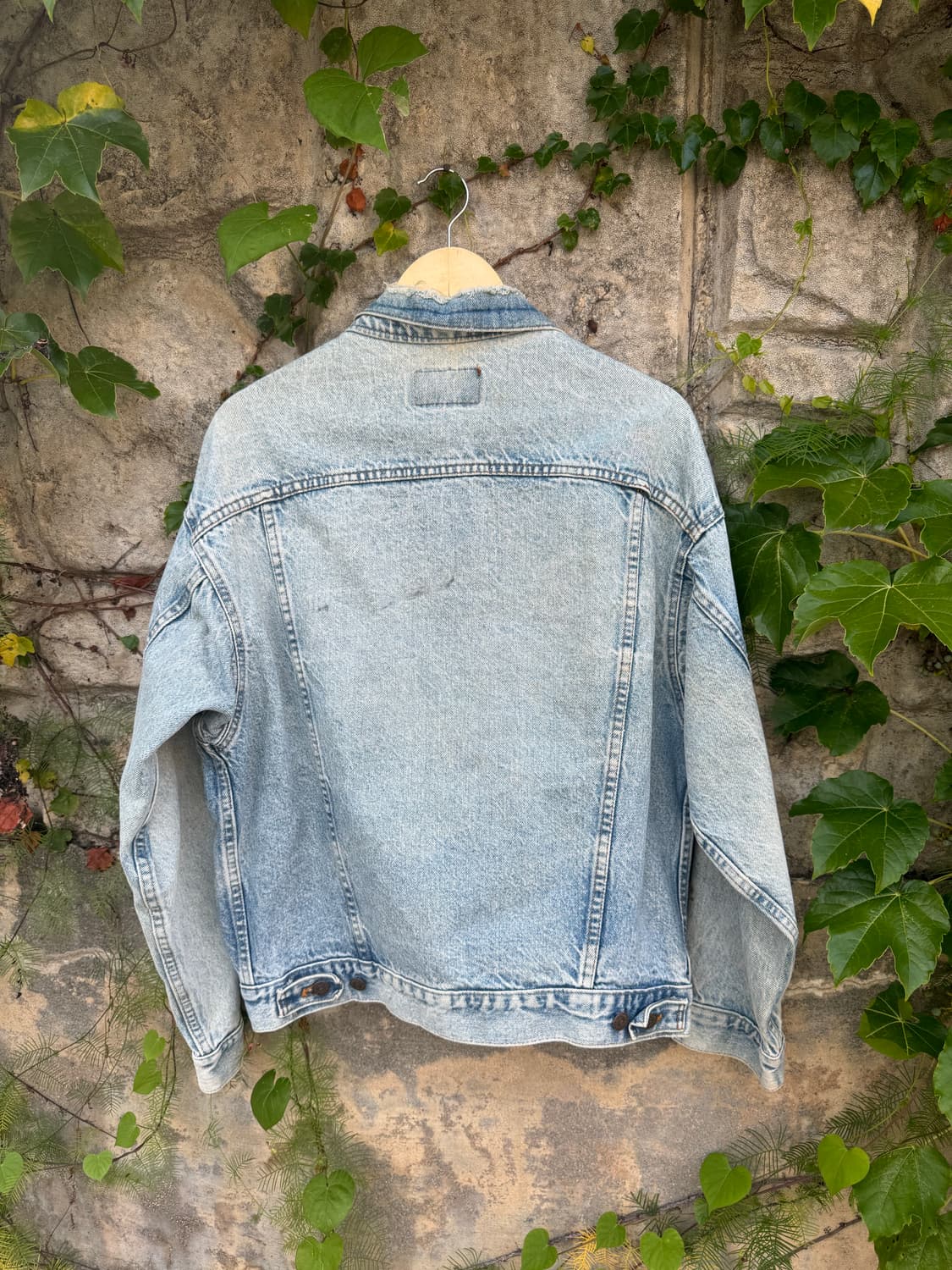 80s levis 리바이스 3rd 하드페이딩 usa 데님 트러커 자켓 상품이미지2