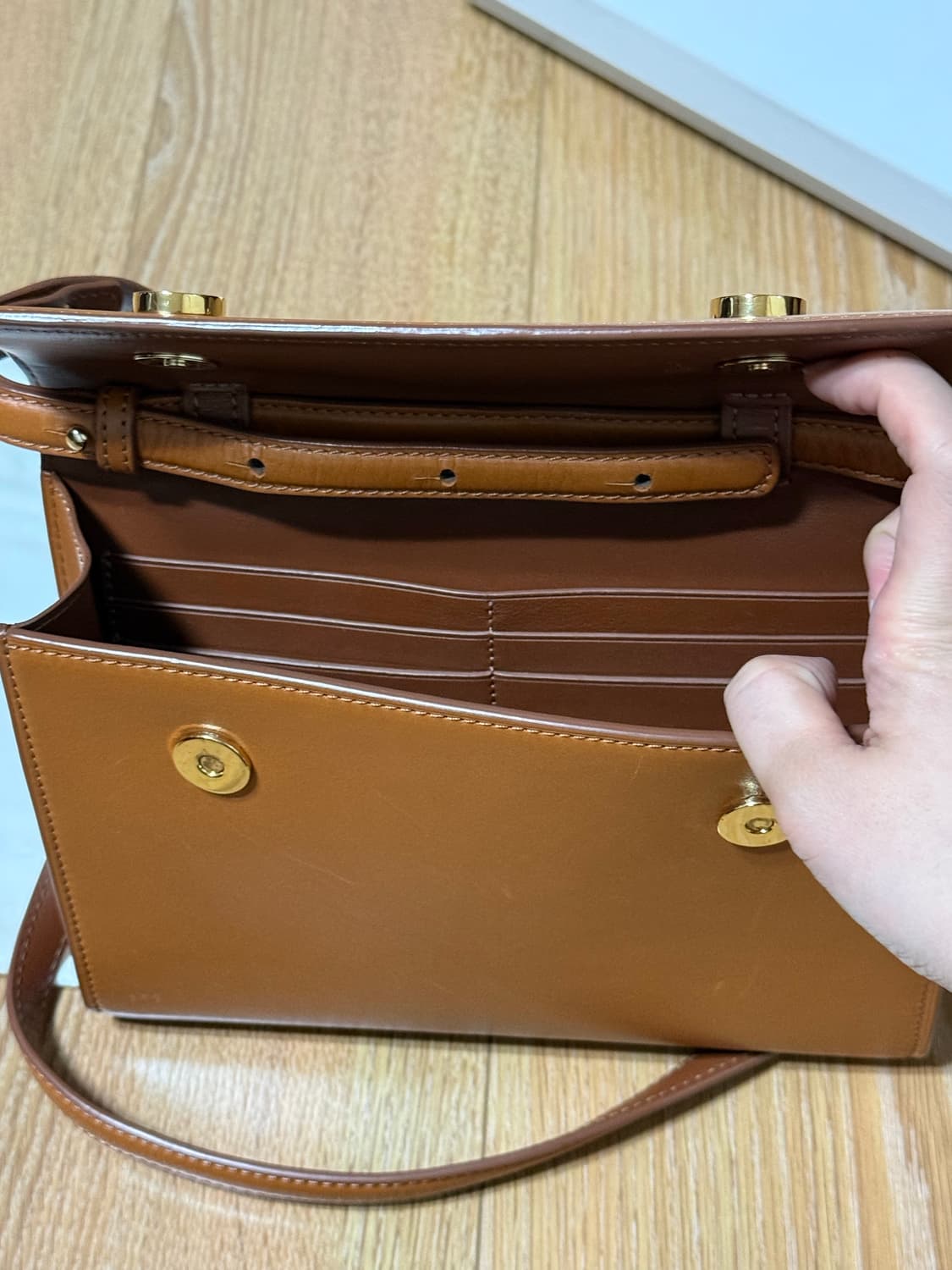 rsvp 알에스브이피 크로스백 카멜 상품이미지4