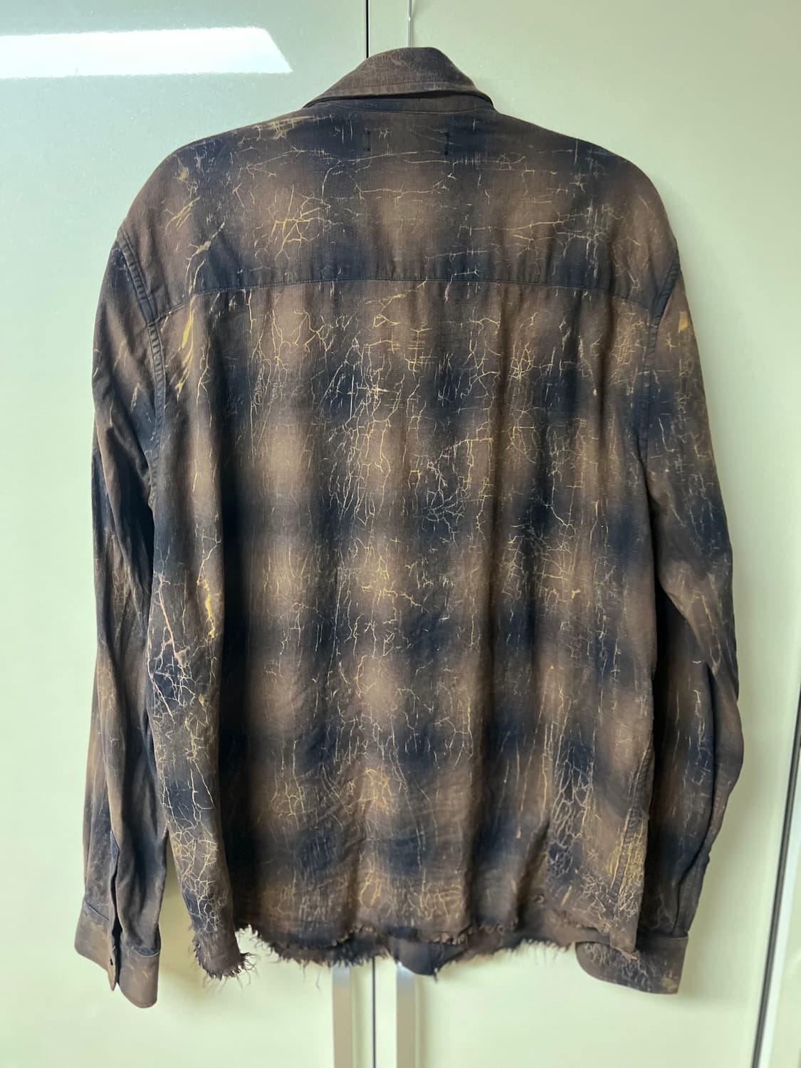 아미리 크랙 블리치 셔츠 L 상품이미지2