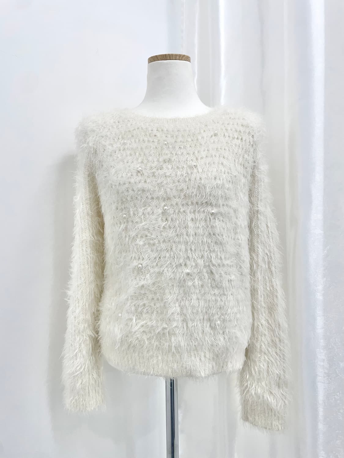 INGNI 잉그니 진주 앙고라 니트 상품이미지1