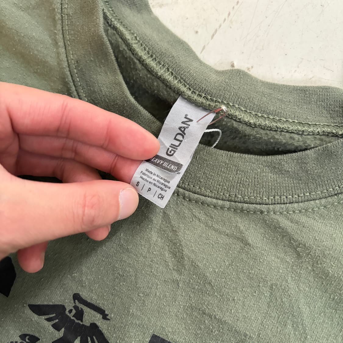 USMC 길단 빈티지 스웻셔츠 S 상품이미지5