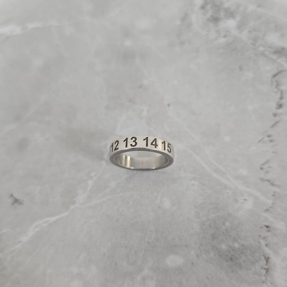 메종 마르지엘라 뉴메리컬 실버 넘버 링 반지 8호 판매 상품이미지6