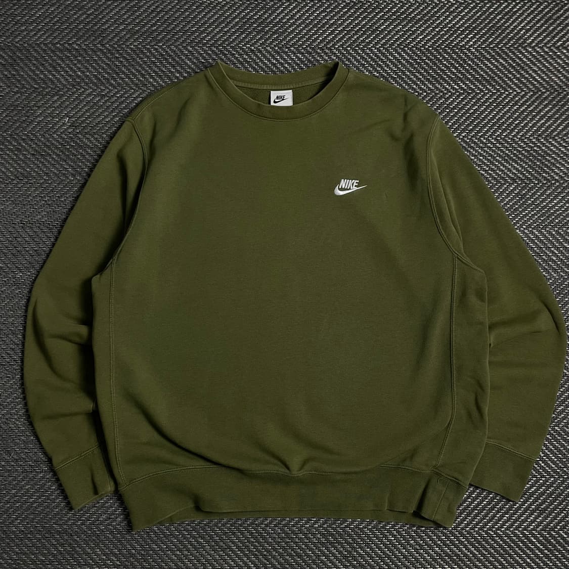나이키 NSW 스우시 크루 스웻 셔츠 맨투맨 카키 y 4930 상품이미지2