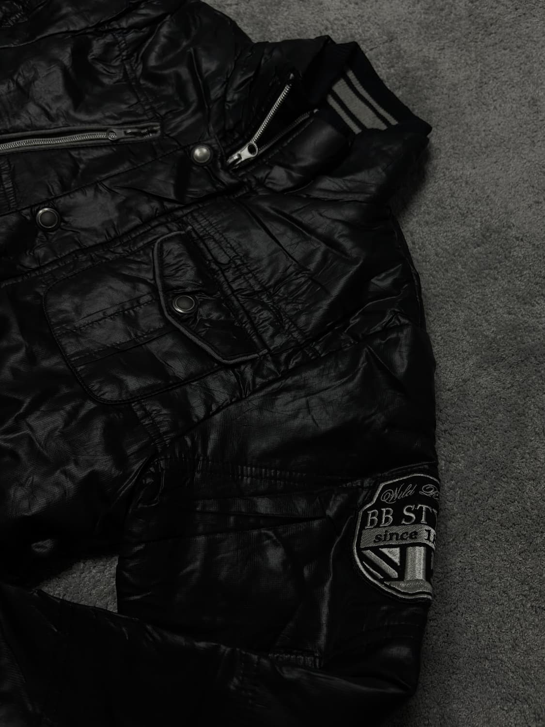 Vintage Y2k grunge vkei patch parka 상품이미지3