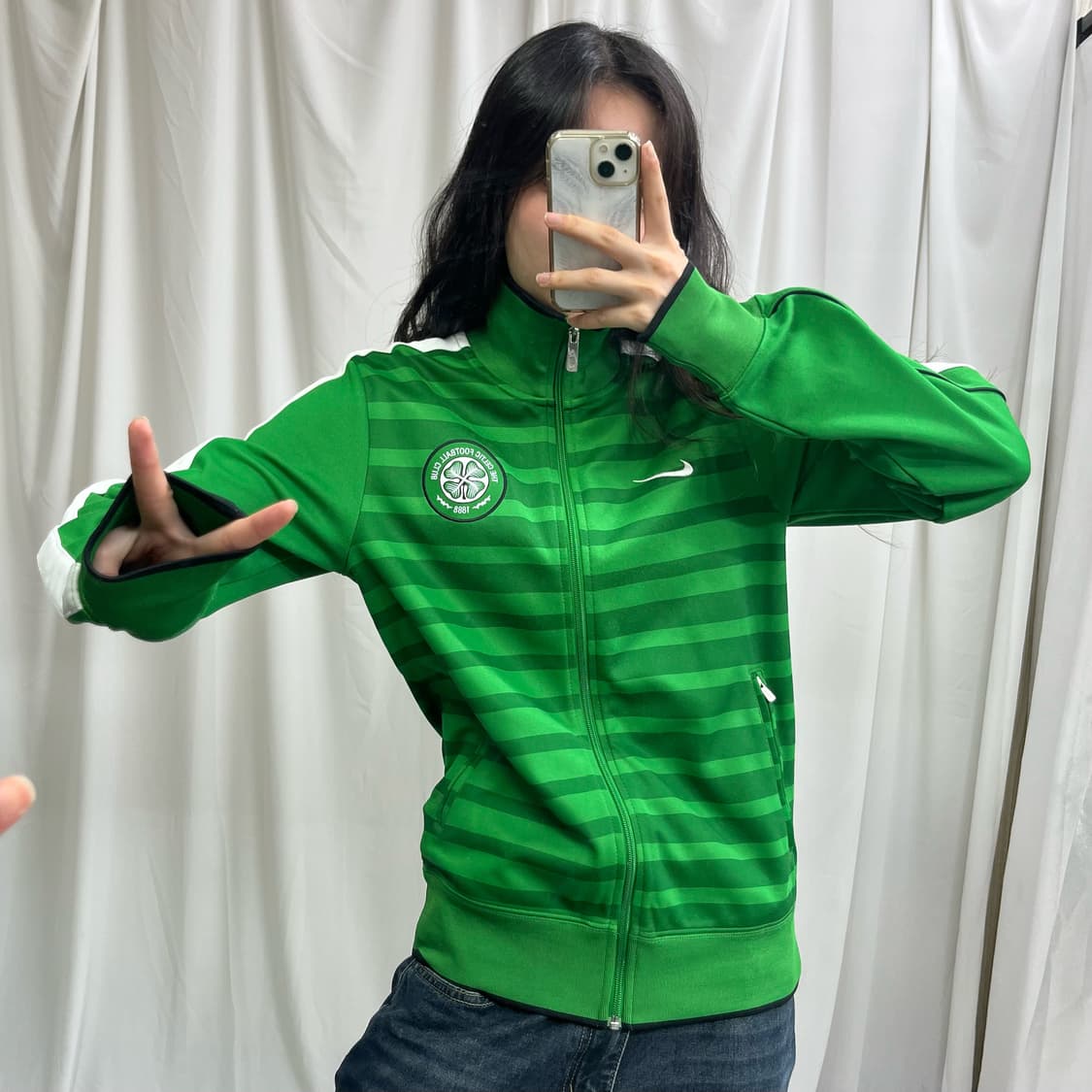 Nike green celtic jersey 상품이미지2