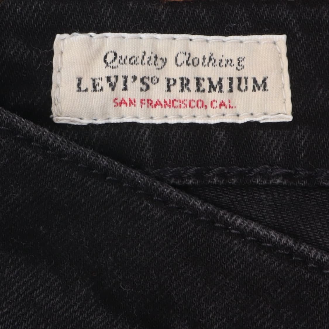 리바이스 514 블랙 진 데님팬츠 상품이미지8