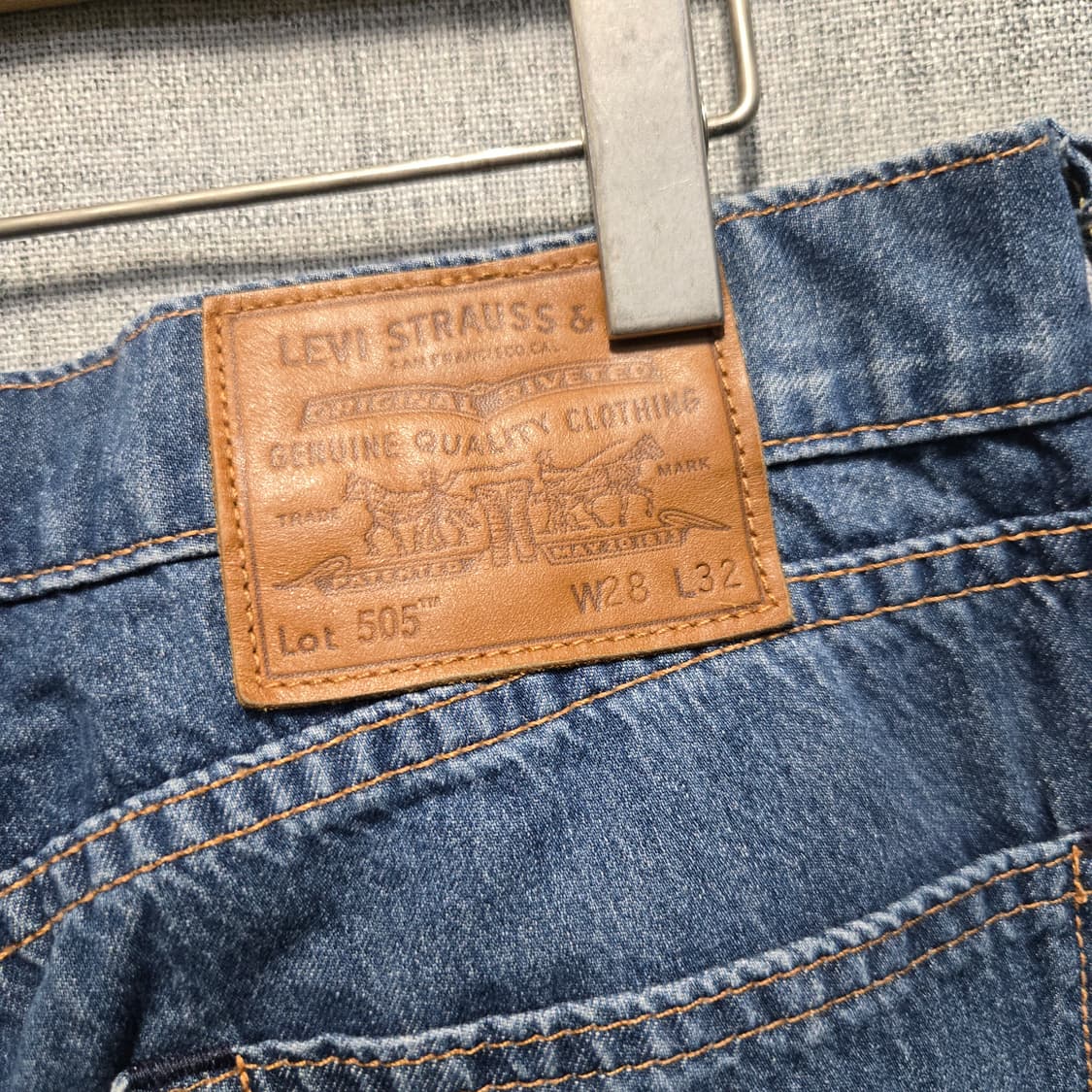 리바이스505 프리미엄 데님 청바지 블루진  상품이미지5