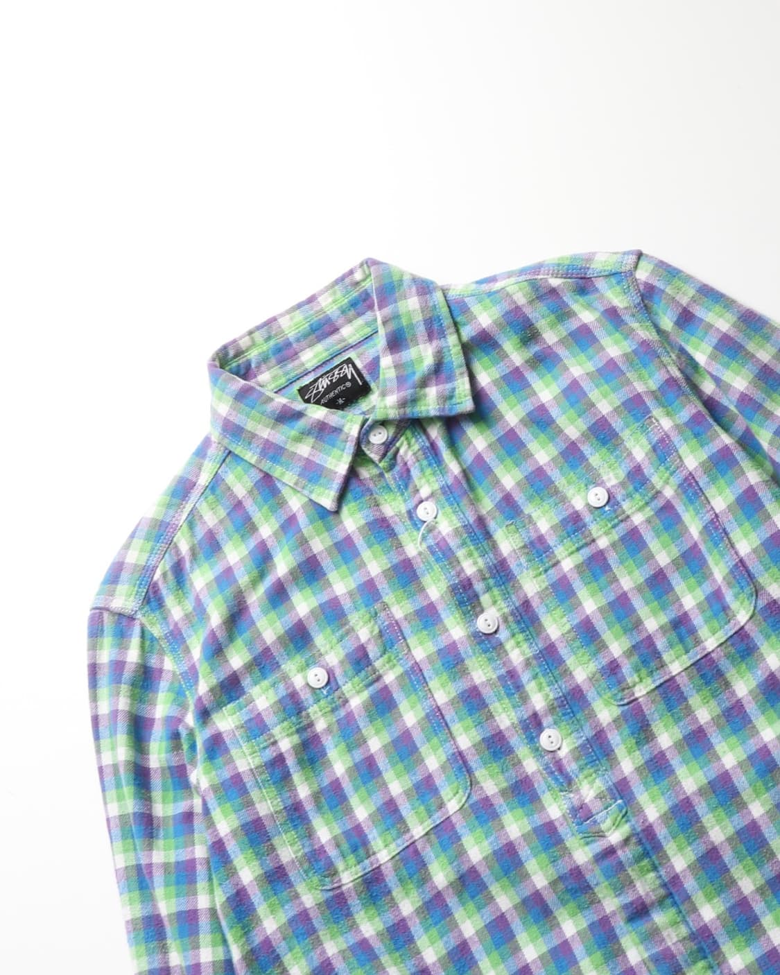 스투시 STUSSY Plaid Work Shirt 상품이미지5