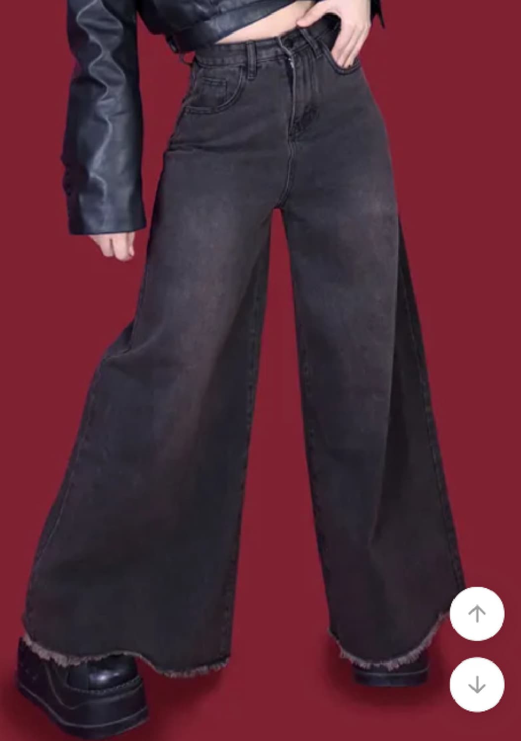 y2k 빈티지 부츠컷 팬츠 쿠오 상품이미지1