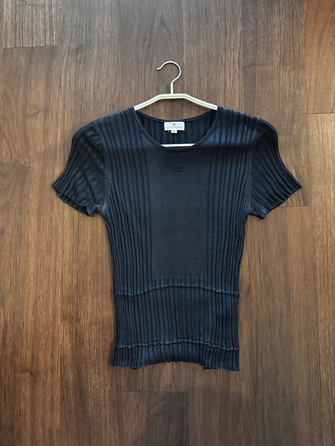 꾸레쥬 실크100 반팔티 상품이미지1