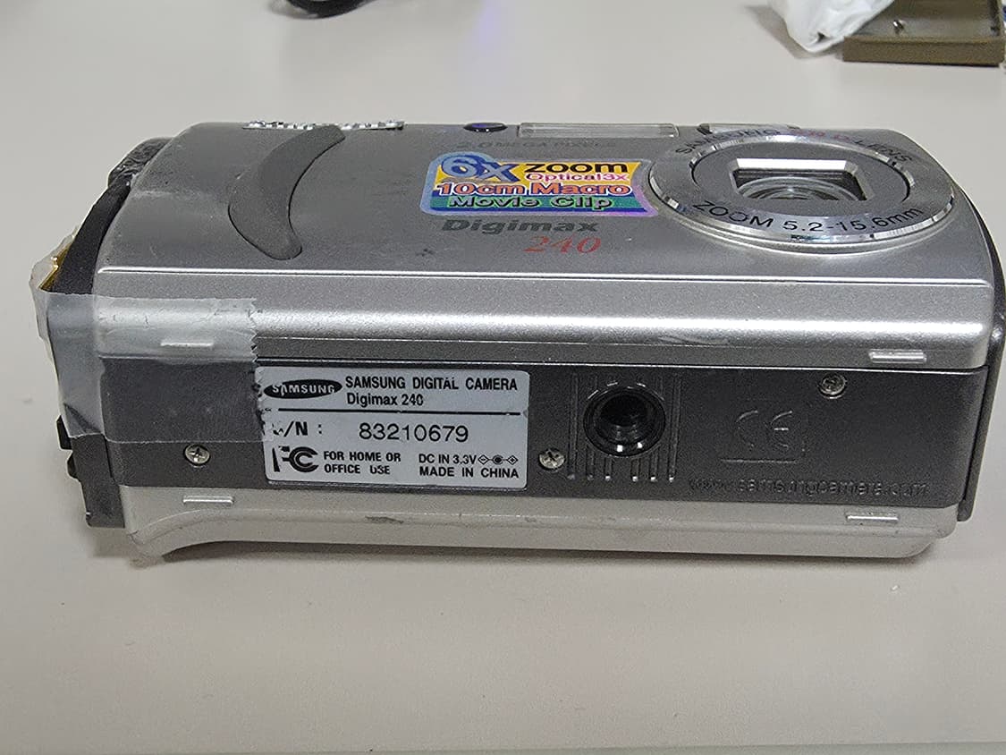 삼성 디지맥스 240 빈티지 디지털카메라(하자) 상품이미지5