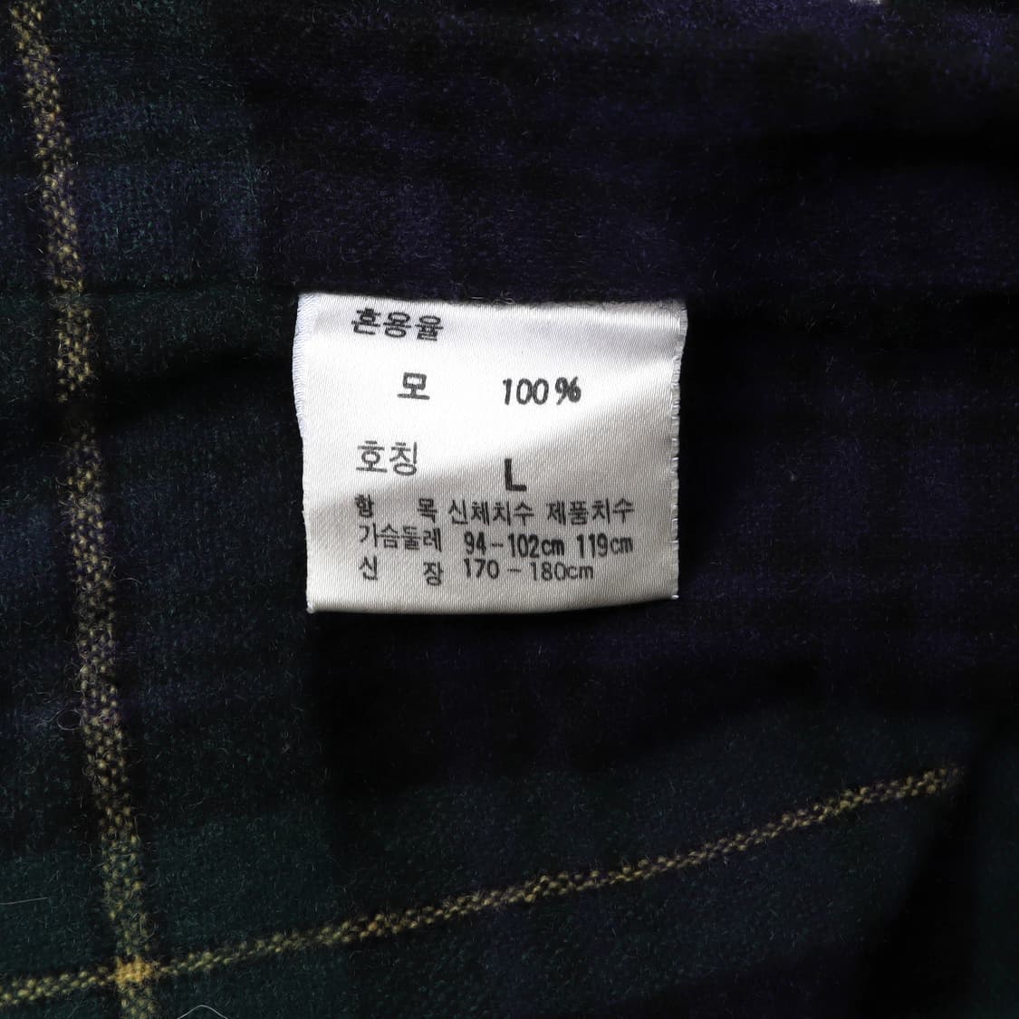 폴로 랄프로렌 90s 플란넬 체크 울 셔츠 상품이미지8