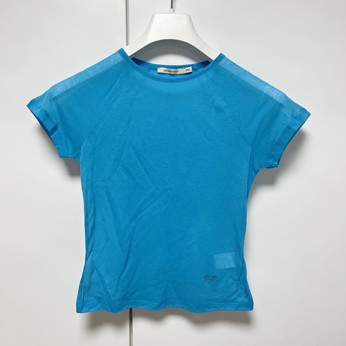 [S,M]팔로마울 Omu 오무 티셔츠/블루 상품이미지1