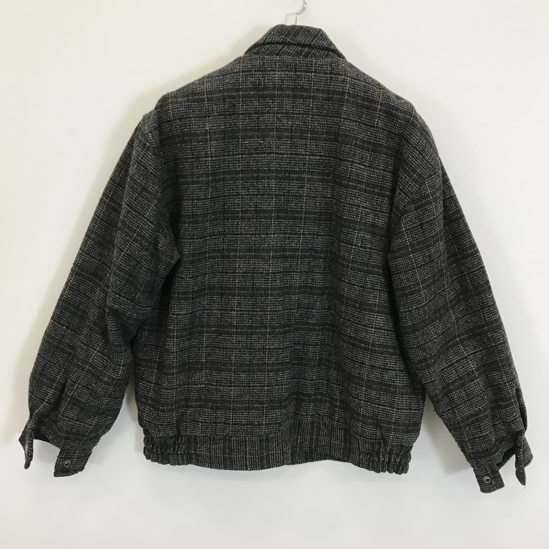 피에르발망 모직 체크 블루종 [L] 상품이미지4