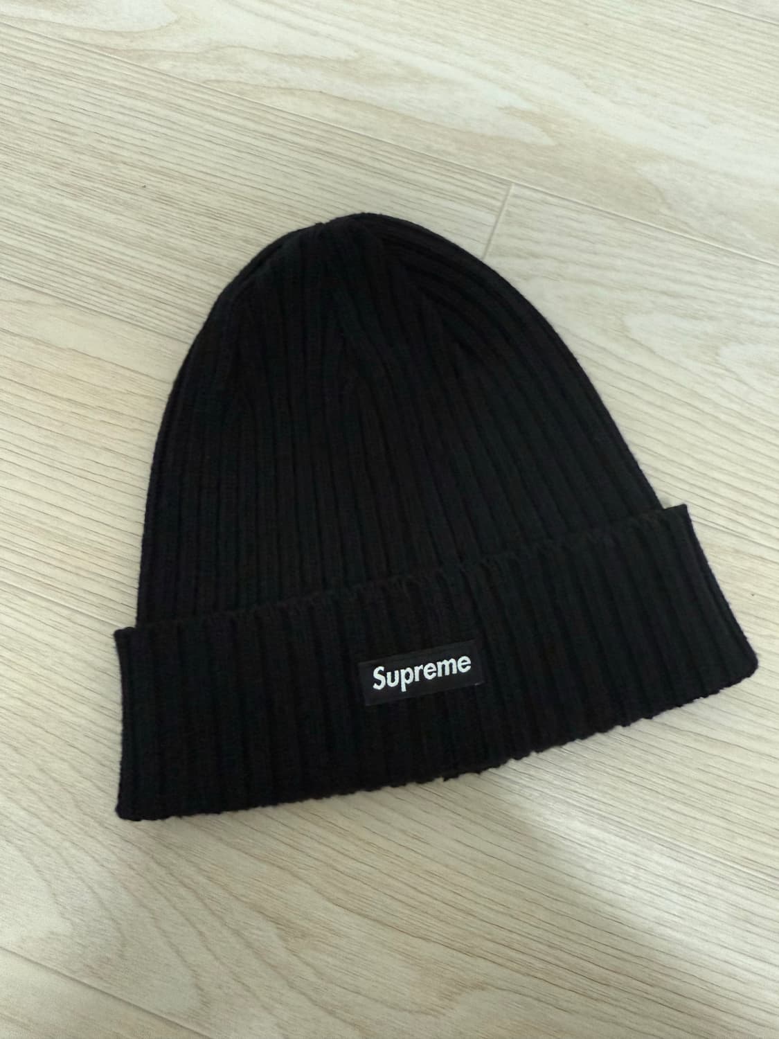 슈프림 오버다이드 비니 블랙 상품이미지1