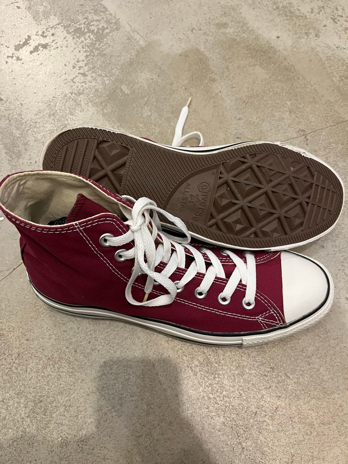 빈티지 컨버스 하이 버건디 상품이미지3