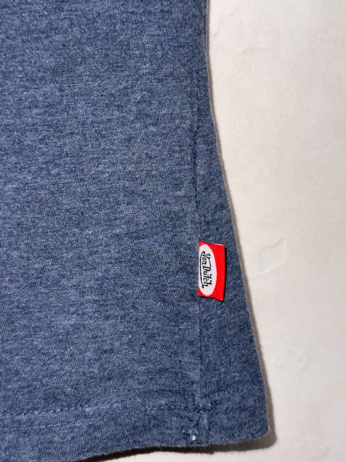 Von Dutch pink navy logo lettering 슬리브리스 상품이미지4