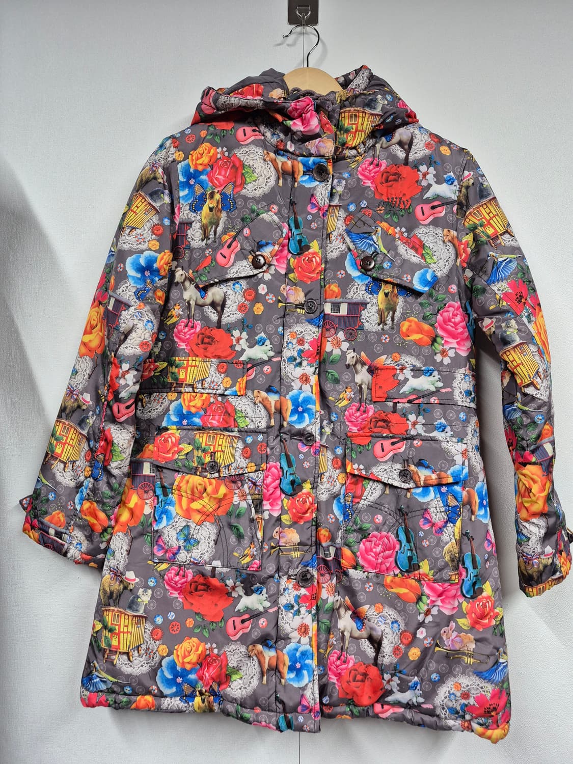 오일릴리 중다운 롱패딩  상품이미지1