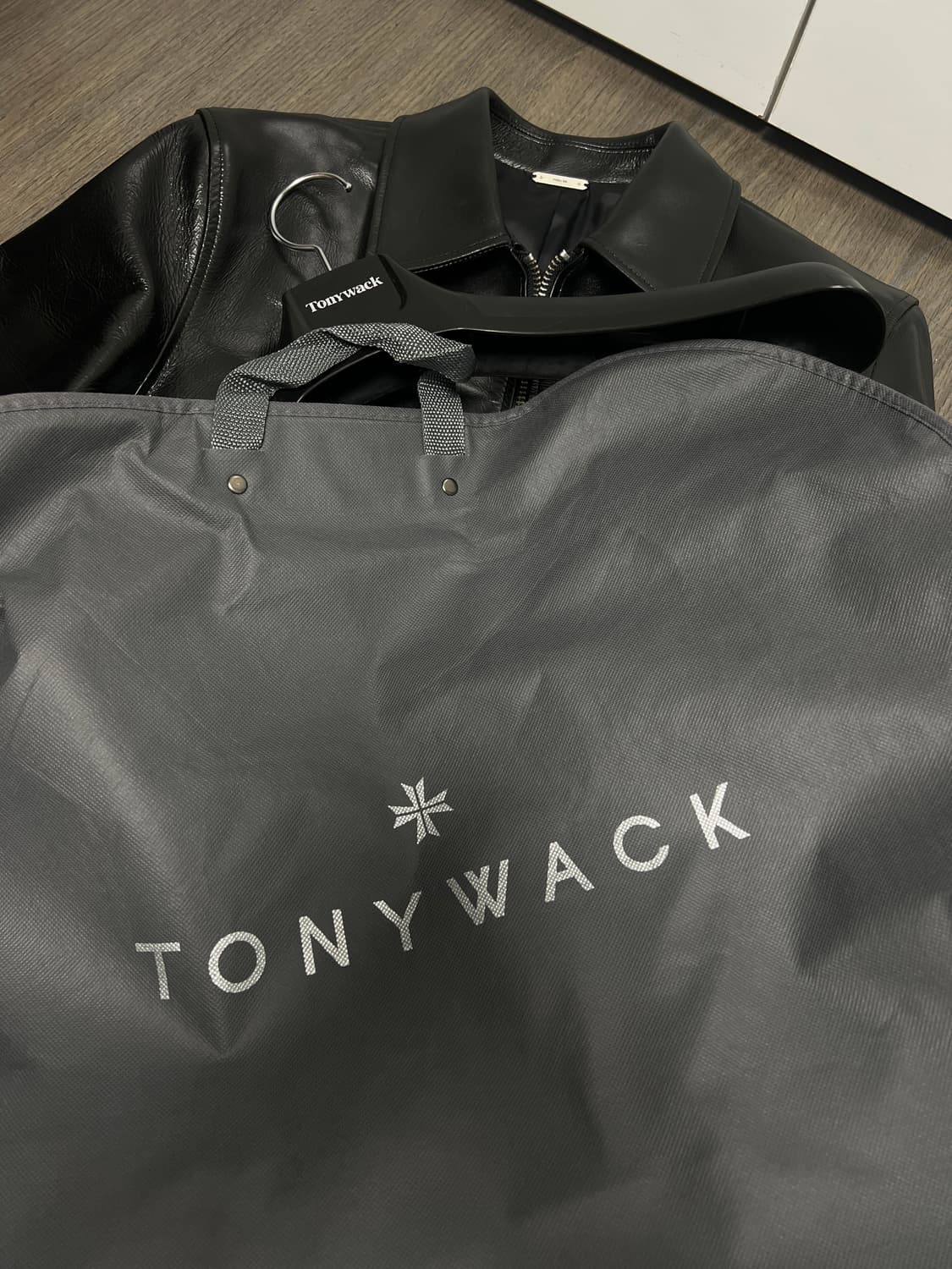 Tonywack Calf Leather Zip Blouson Jacket 상품이미지8