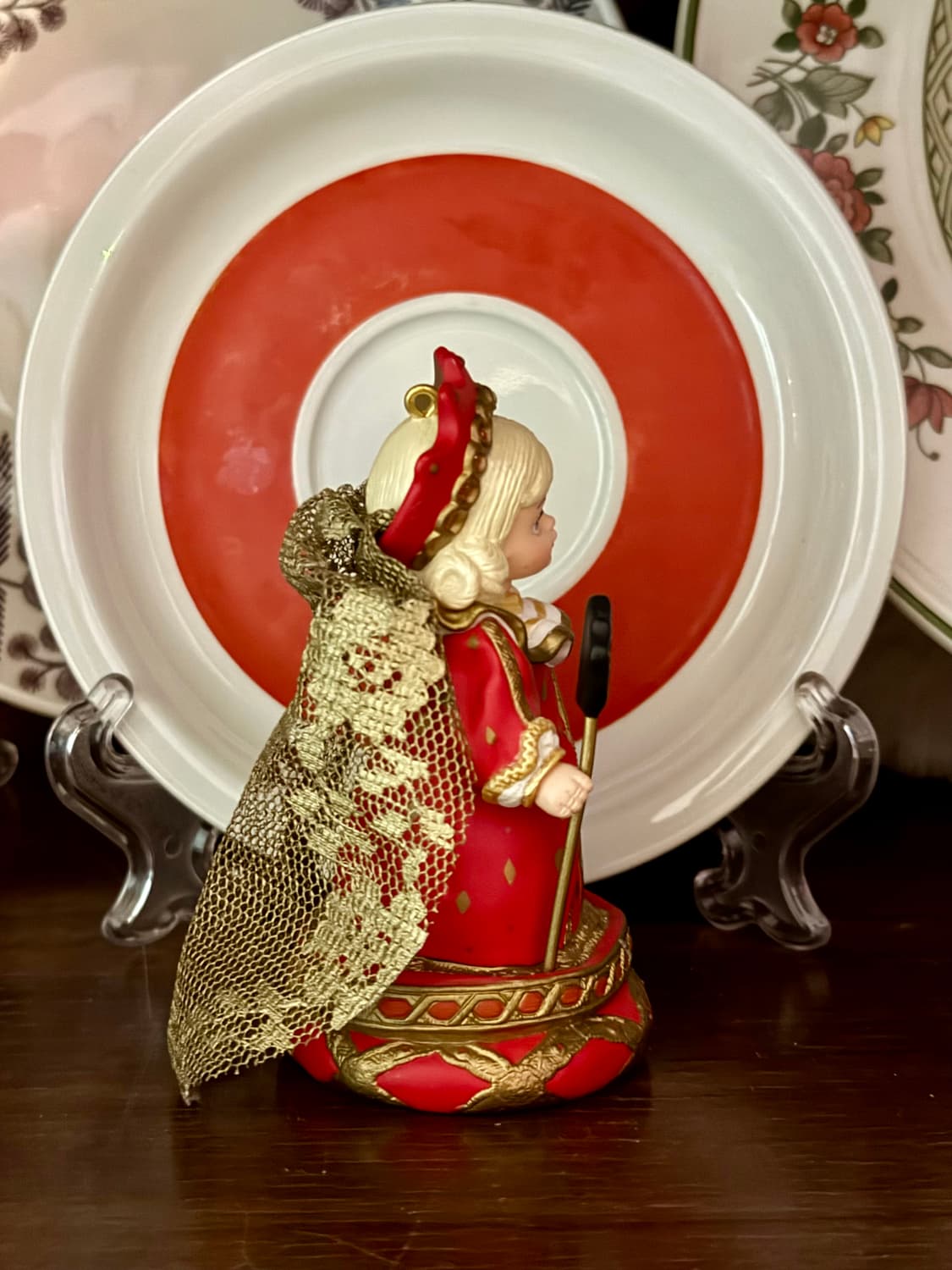 빈티지 이상한나라의 앨리스 하트여왕 드레스 인형 피규어 상품이미지2