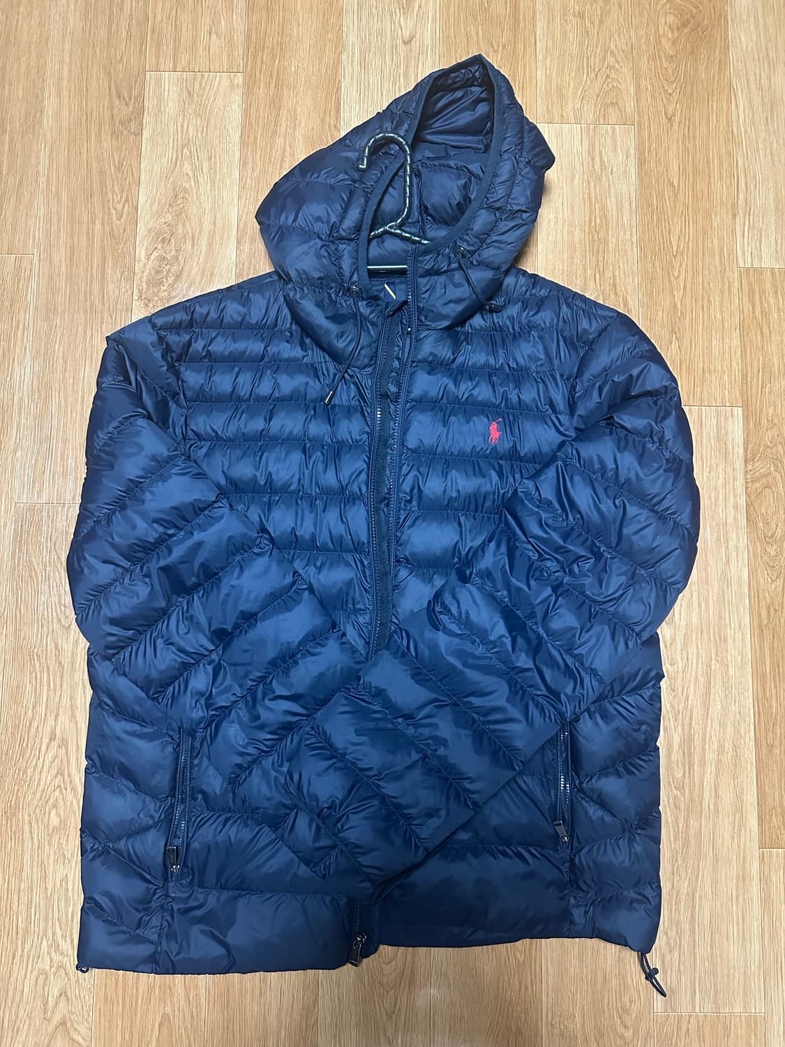 폴로 네이비 경량 패딩 L (105)  상품이미지1