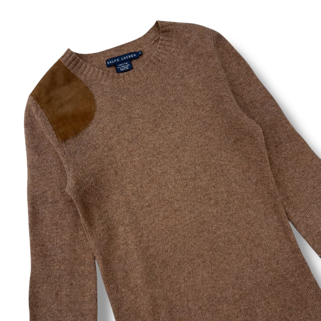 랄프로렌 스웨이드 패치 니트 r1892 상품이미지3